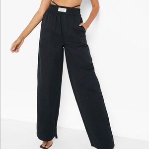 Madison Beer x Boohoo Thong Strap Wide Leg Jogger